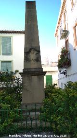 Monumento a Sor Joaquina. 