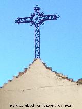 Hornacina de la Virgen del Pilar. Cruz