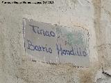 Tinao Barrio Hondillo. Placa