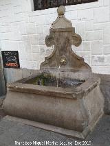 Fuente de la Calle San Juan de Dios. 