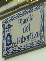 Placeta del Cobertizo. Placa