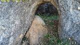 Cueva artificial de la Pea I. Entrada