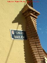 Calle Bailn. Placa