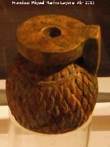 Oppidum Bora Cerealis. Arbalo de fayenza (Pasta vtrea) de la cmara funeraria. Siglos V-IV a.C. Museo Provincial de Jan