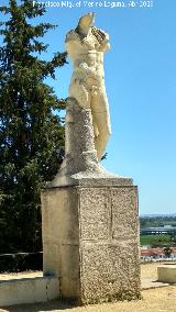 Itlica. Estatua de Trajano. 