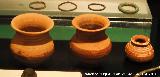 Castellones de Ceal. Vasos en miniatura. Posibles juguetes, Siglo IV a.C. Museo Provincial de Jan