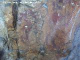 Pinturas rupestres de la Cueva de los Soles Abside II. Figuras desvadas