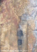Pinturas rupestres de la Cueva de los Soles Abside II. Puntos negros