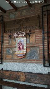 Ermita del Cristo del Prado. Hornacina del patio