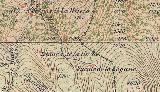 Tinada de la Hueta. Mapa antiguo