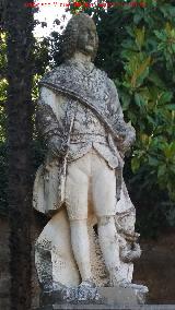 Carmen de los Mrtires. Estatua de Fernando VI. Estatua
