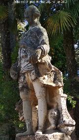 Carmen de los Mrtires. Estatua de Carlos III. Estatua