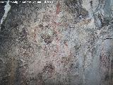 Pinturas rupestres de la Cueva Secreta Grupo II. Antropomorfo gigante