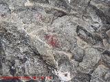 Pinturas rupestres de la Cueva Secreta Grupo IV. Restos