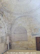 La Mota. Iglesia Mayor Abacial. Baptisterio. Interior
