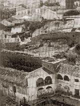 Muralla de Porcuna. Foto antigua. Torren de las Antiguas Carniceras