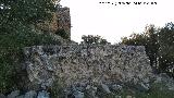 Castillo de Majuela. Lienzo caído