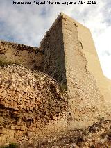 La Mota. Torre de la Cárcel. A su lado el Matacán de la Muralla