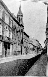Palacio del Conde de la Quintera. Foto antigua. El edificio de la izquierda