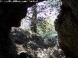 Cueva del Montas. Salida hacia el pantano