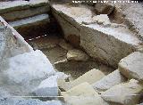 Cmara funeraria del Prncipe bero de Arjona. Cmara funeraria excavacin