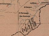 Aldea El Cerezo. Mapa 1885