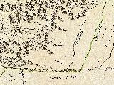 Aldea Fontanar. Mapa del Adelantamiento de Cazorla 1797