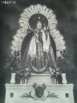 Virgen de la Estrella. Foto antigua