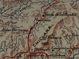 Venta de los Santos. Mapa 1901