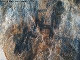 Pinturas rupestres de la Cueva del Plato grupo III. 