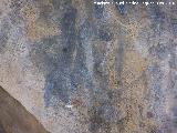 Pinturas rupestres de la Cueva del Plato grupo III. Antropomorfos sobre el ojo