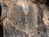 Pinturas rupestres de la Cueva del Plato grupo IV. Zoomorfo superior