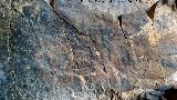 Pinturas rupestres de la Cueva del Plato grupo IV. Parte izquierda de la zona baja
