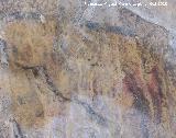 Pinturas rupestres de la Cueva del Plato grupo IV. Pinturas de la parte derecha