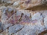 Pinturas rupestres de la Cueva del Plato grupo V. 