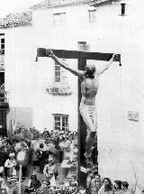 Calle Tablern. Procesin del Cristo de la Buena Muerte 1948