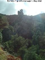 Cerro Cagasebo. Formacin rocosa al Este