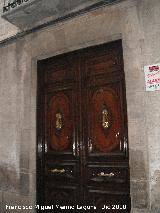 Casa de la Calle Montiel n 19. Puerta