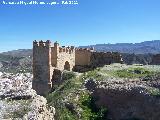 Castillo de Tabernas. Puerta de acceso