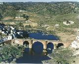 Puente de las Doncellas o de las Donadas. Foto aerea