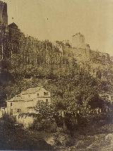 Historia de Granada. Foto antigua. Molino de la ladera de la Alhambra