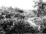 Alhambra. Vista de la Alhambra desde el Monte Sacro. Dibujo de F. J. Parcerisa 1850