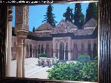 Alhambra. Patio de los Leones. Cuadro de Paqui