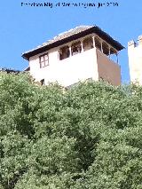 Alhambra. Torre del Peinador de la Reina. Desde el Molino del Rey Chico