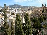 Muralla de Granada. Desde el Palacio Dar Al-Horra