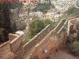 Alhambra. Murallas de la Alcazaba. Adarve de las murallas bajas