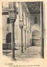 Alhambra. Patio de los Arrayanes. Foto antigua