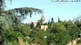 Alhambra. Iglesia de Santa Mara. Desde el Carmen de los Mrtires