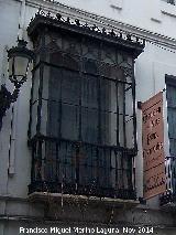 Casa de D. Adolfo Lozano y Sidro. Balcn cerrado