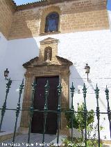 Convento del Carmen. Lonja y portada
